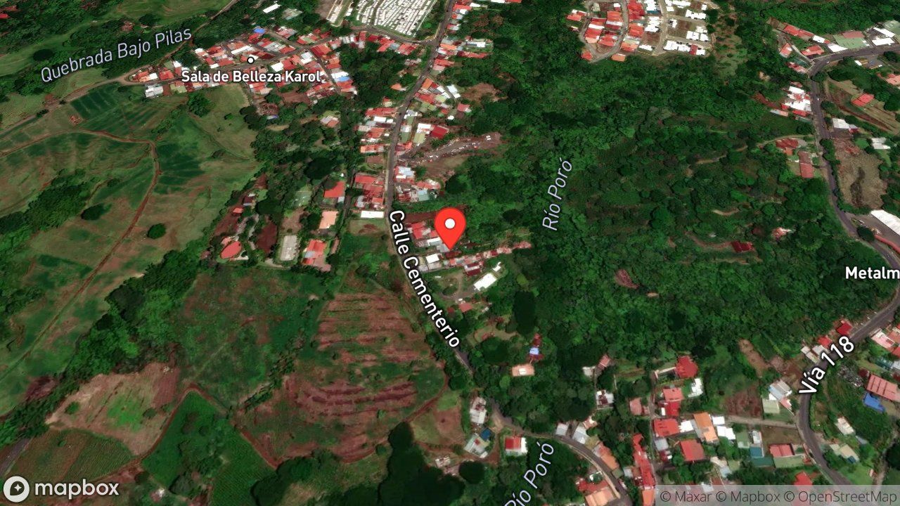 Mapa del incidente ESTACION DE GRECIA REPORTA SERPIENTE