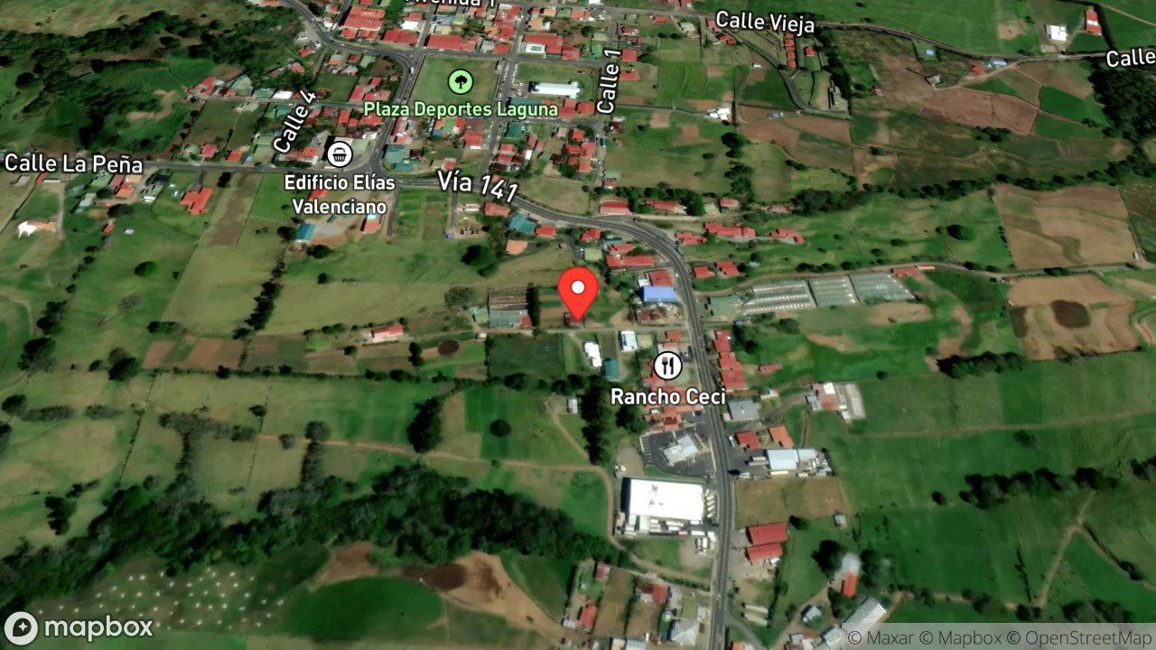 Mapa del incidente ENJAMBRE DE ABEJAS