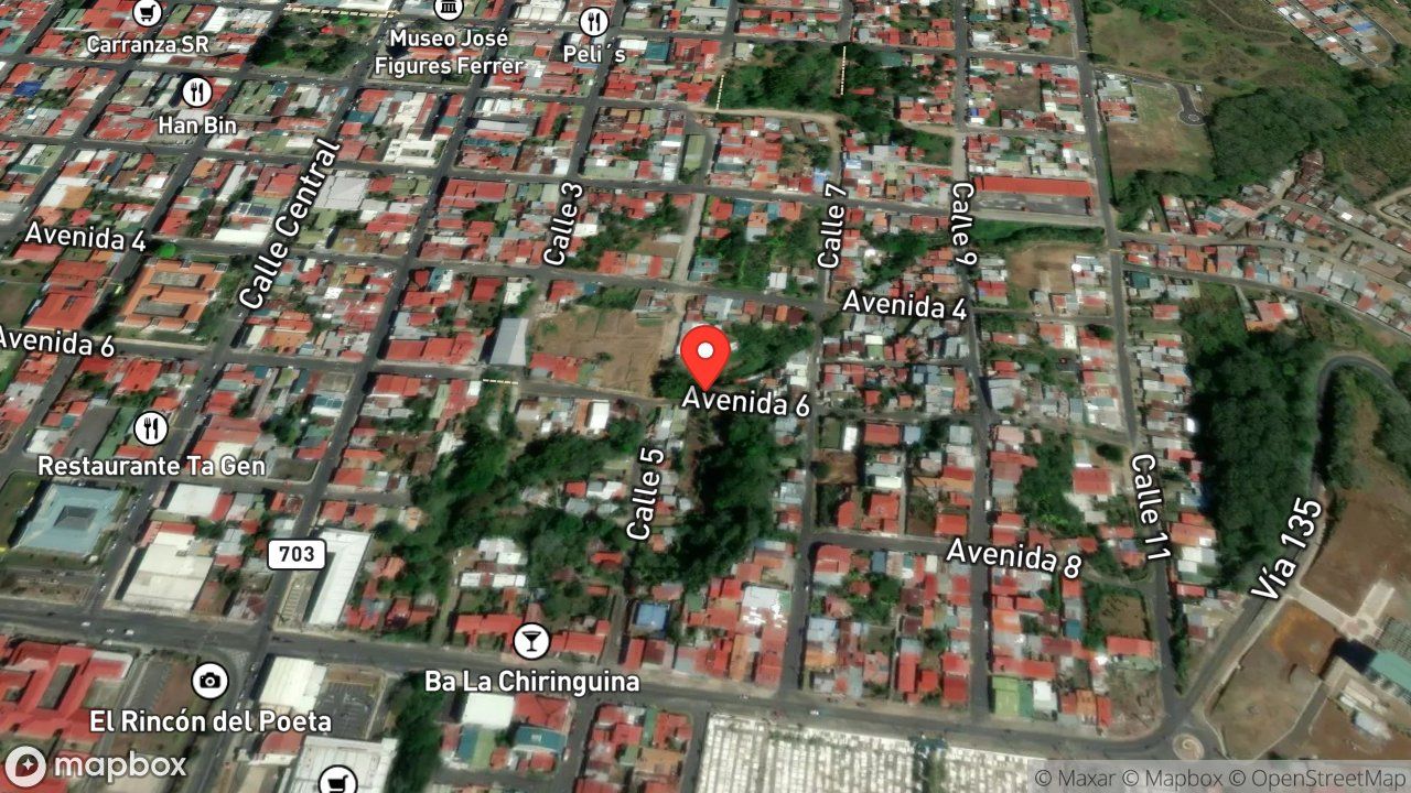 Mapa del incidente SERPIENTE EN VIVIENDA