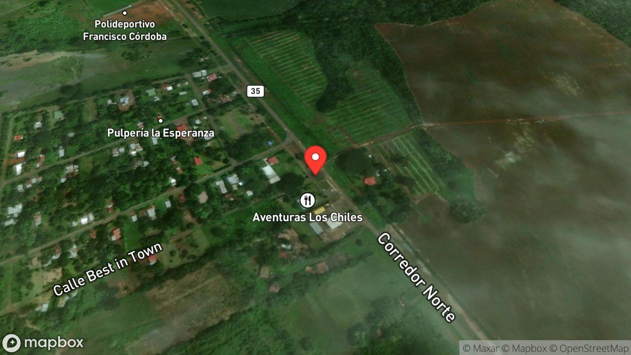 Mapa del incidente COLISION DE VEHICULO CONTRA OBJETO FIJO CON PERSONA ATRAPADA