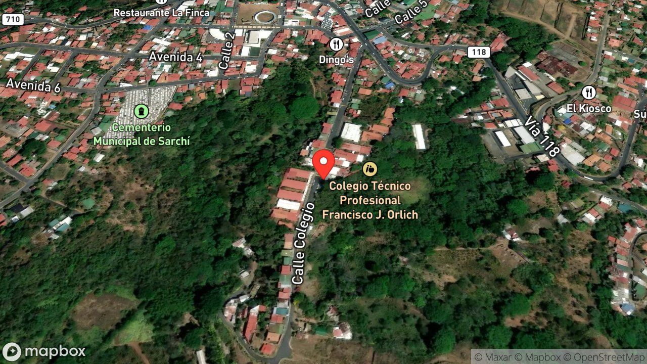 Mapa del incidente RESCATE DE CANINO EN UN HUECO