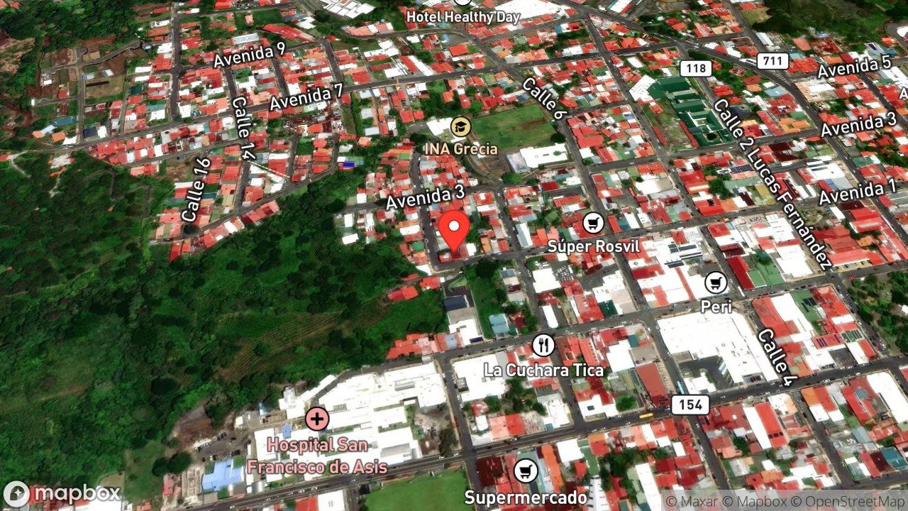 Mapa del incidente SERPIENTE EN VIVIENDA