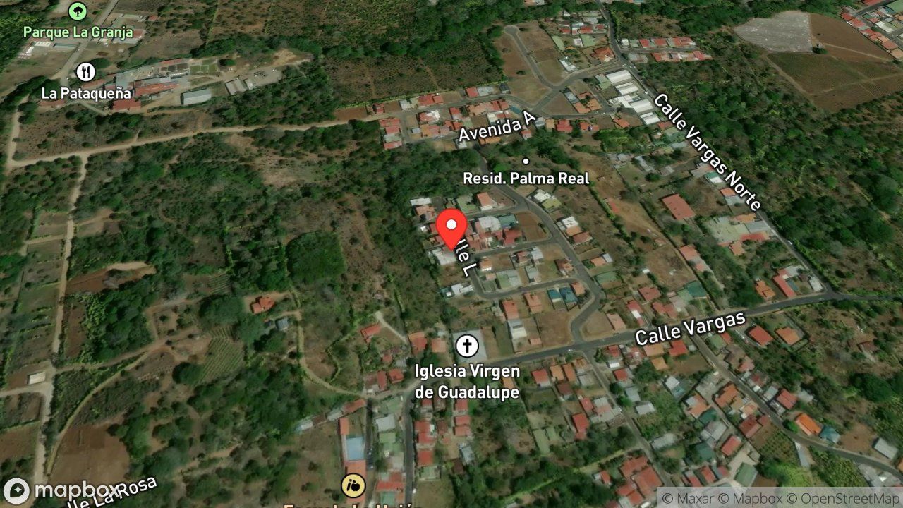 Mapa del incidente ENJAMBRE DE ABEJAS