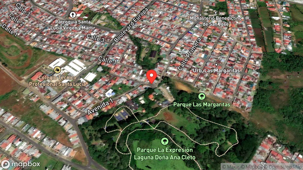 Mapa del incidente CORTO CIRCUITO EN MEDIDOR