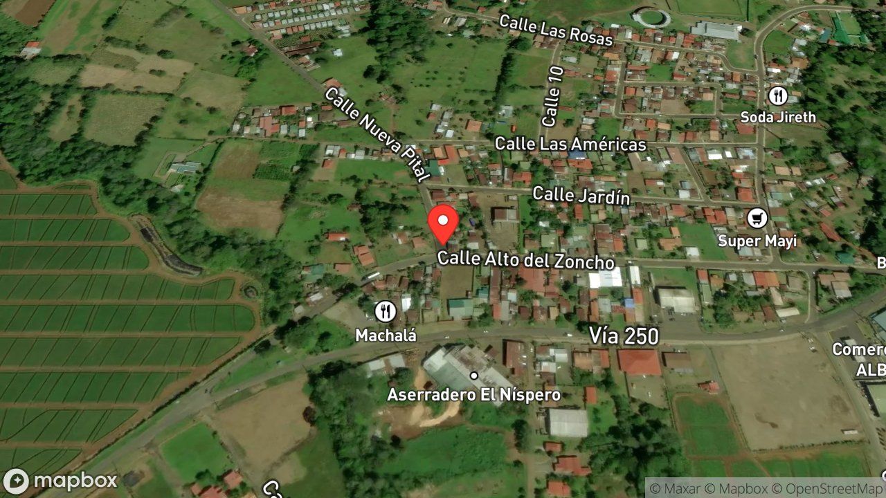 Mapa del incidente CORTO CIRCUITO EN TENDIDO ELECTRICO