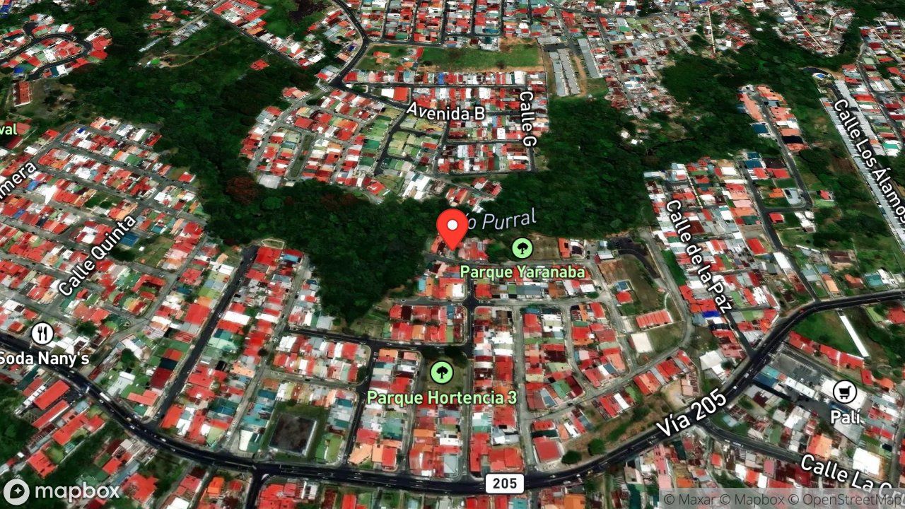 Mapa del incidente SERPIENTE EN VIVIENDA