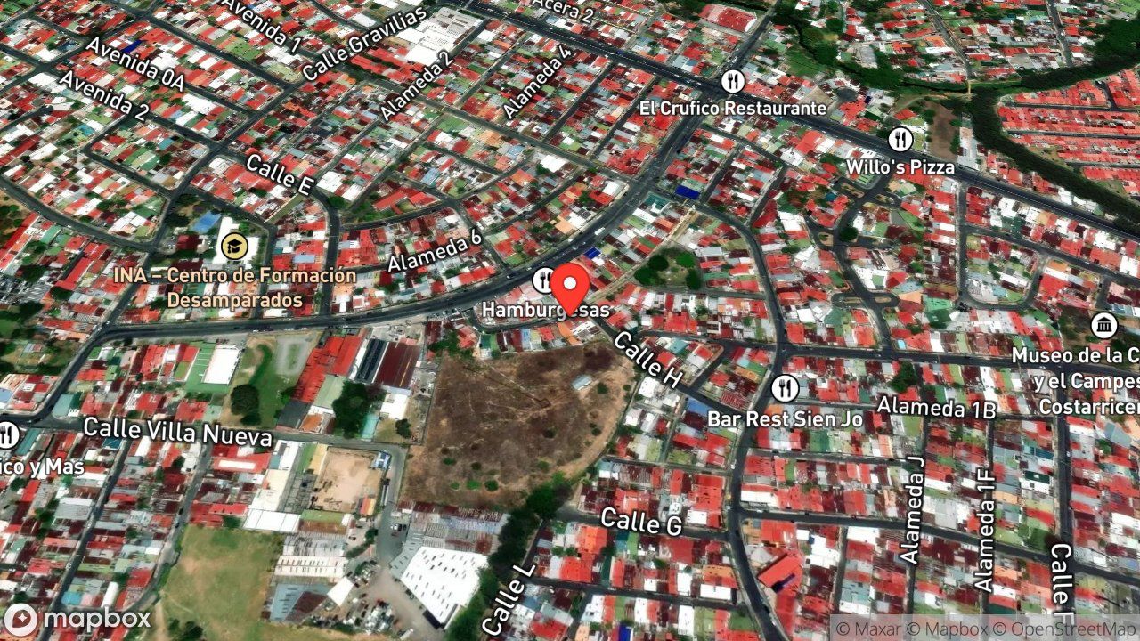 Mapa del incidente AMENAZA DE SERPIENTE