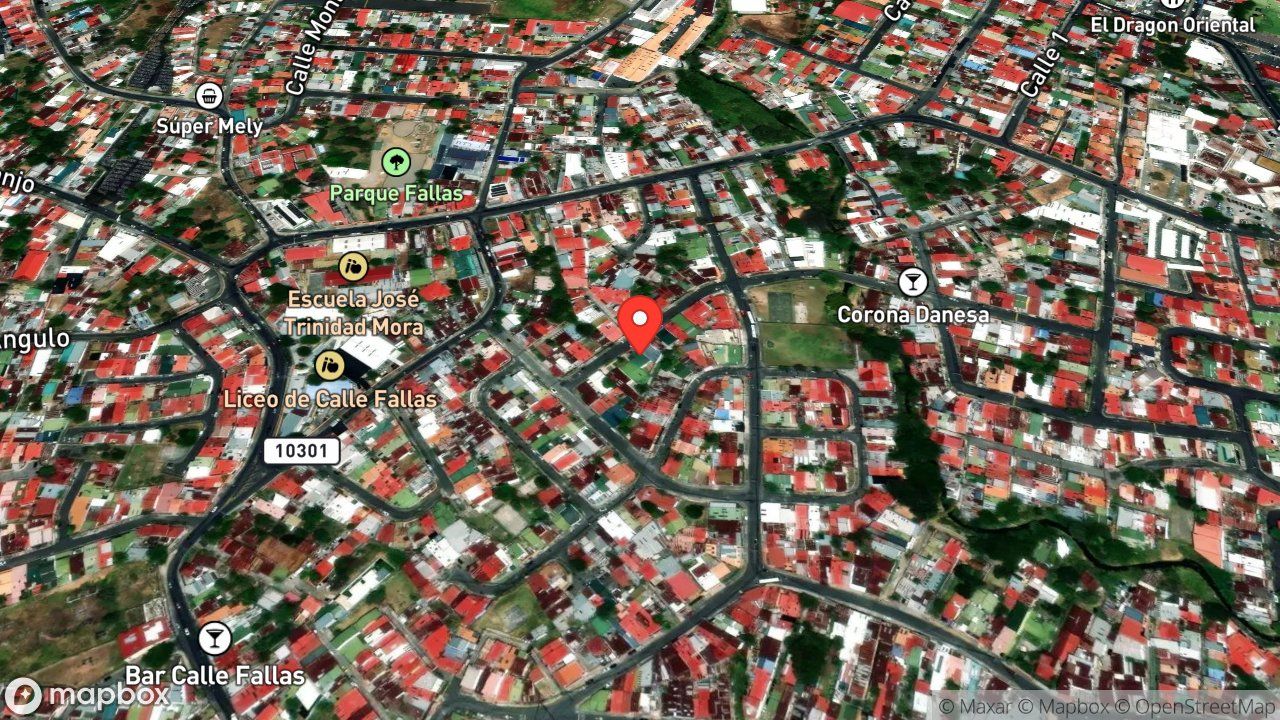 Mapa del incidente SERPIENTE EN VIVIENDA