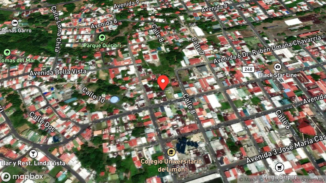Mapa del incidente ENJAMBRE DE ABEJAS