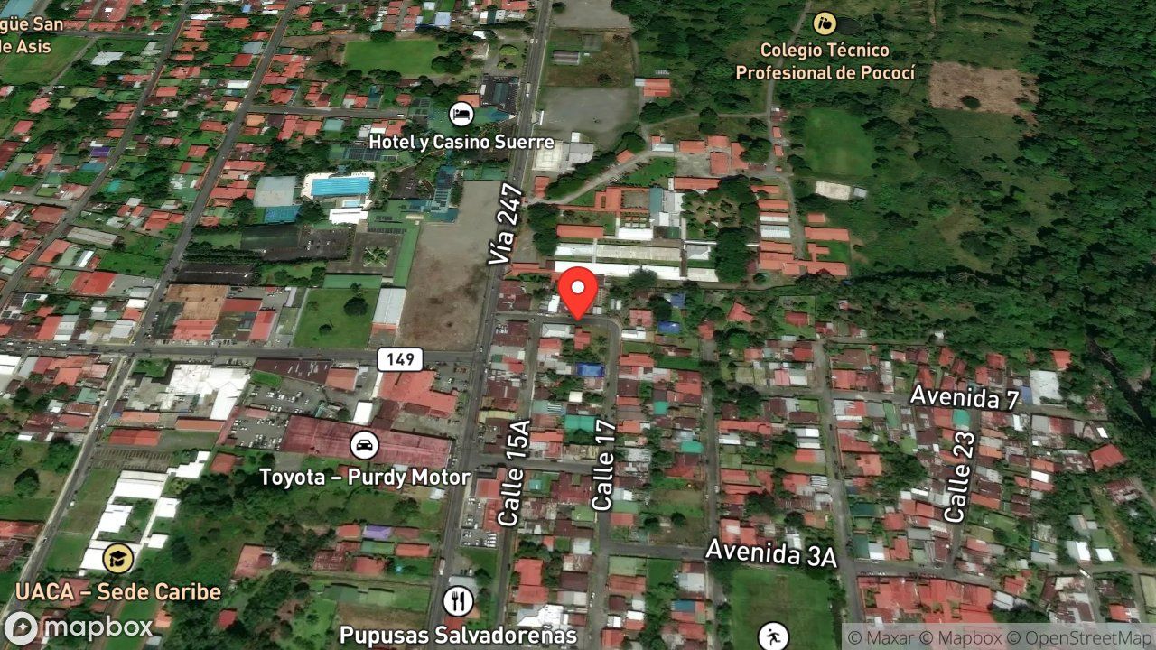 Mapa del incidente SERPIENTE EN VIVIENDA