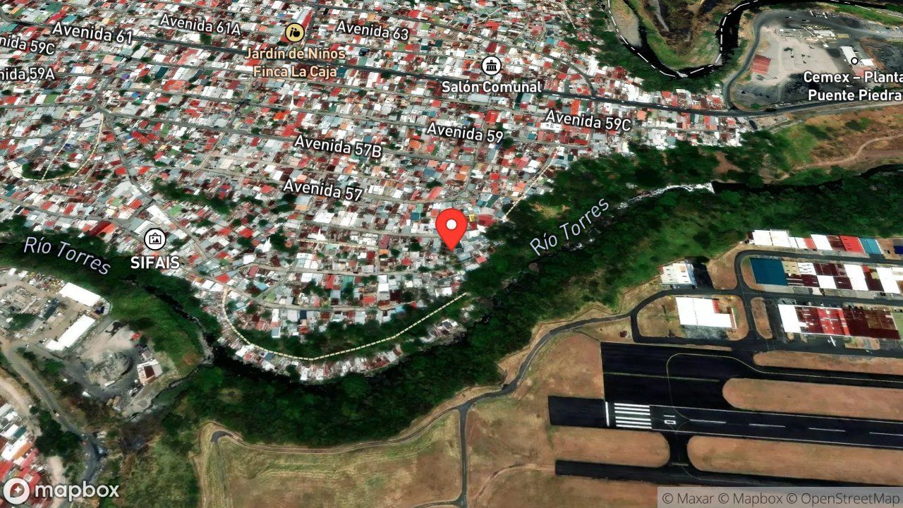Mapa del incidente CORTO CIRCUITO EN TENDIDO ELECTRICO